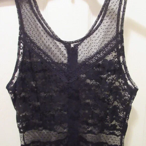 Royal Bones / Daang Goodman Black Lace Slip Dress, Medium Hot Topic - Picture 5 of 11